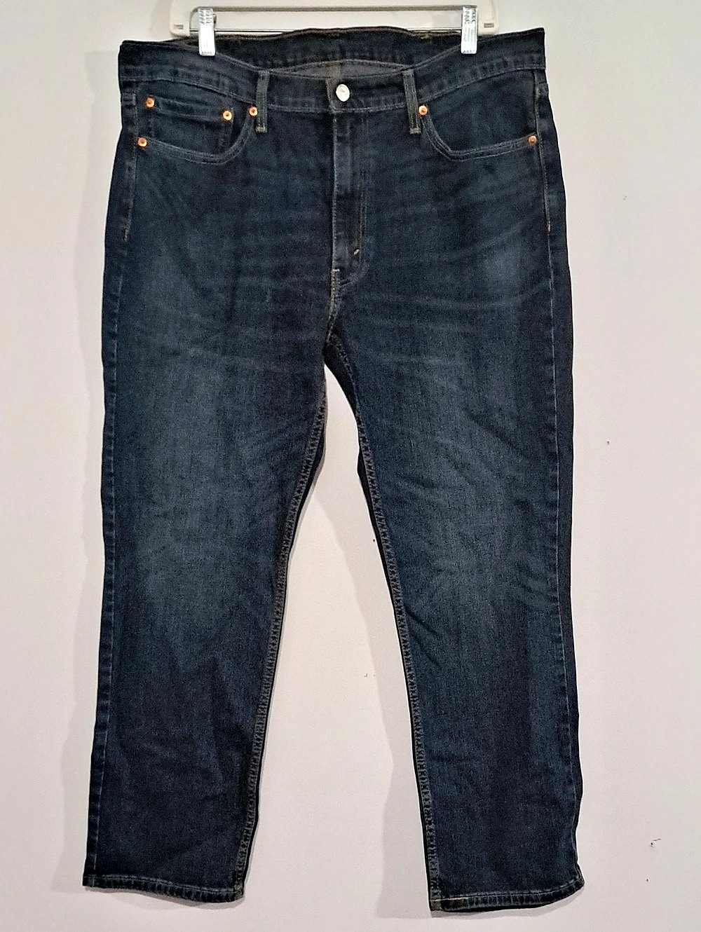 Levi's 514 Straight Fit Jeans Men's 38x30 Dark Blue